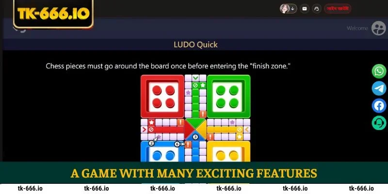 A game with many exciting features