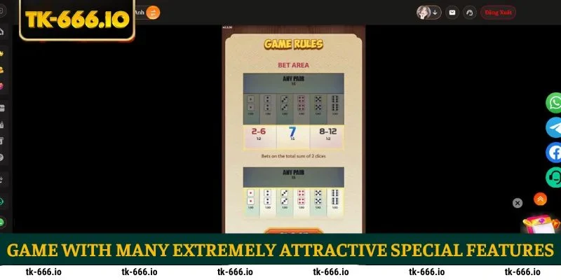 A game with many extremely attractive special features