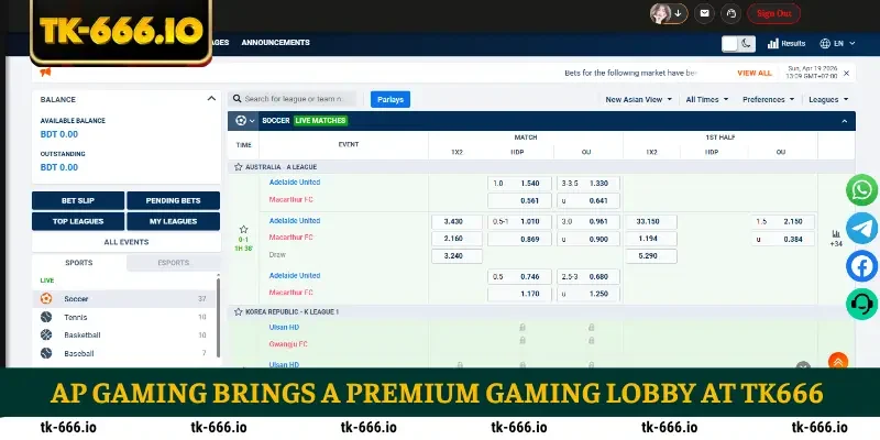 AP Gaming brings a premium gaming lobby at TK666
