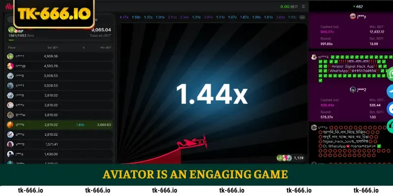 Aviator is an engaging game