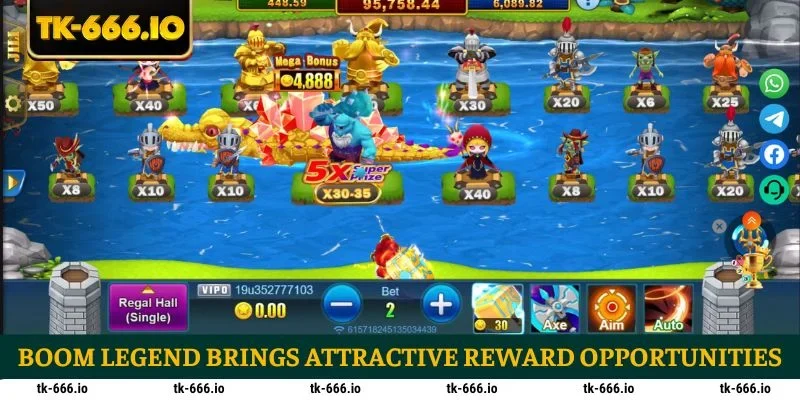 Boom Legend brings attractive reward opportunities