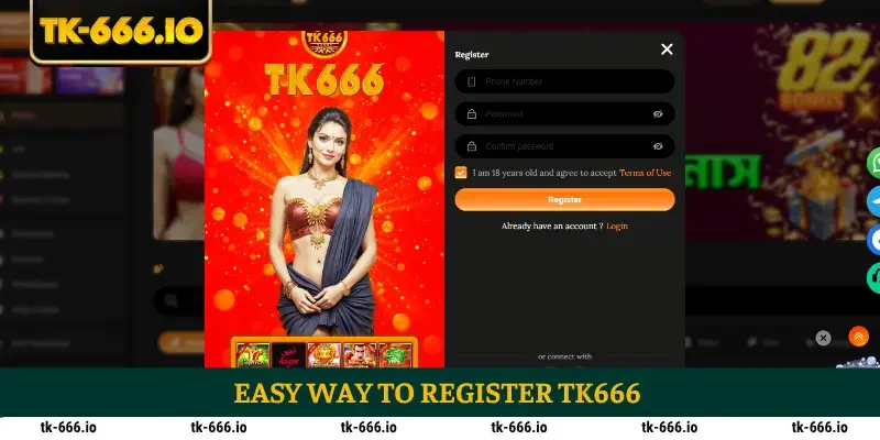 Easy way to register TK666
