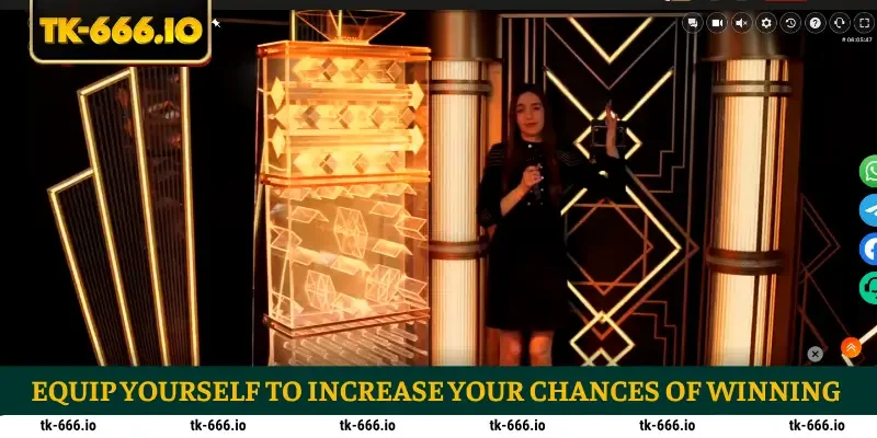 Equip yourself to increase your chances of winning