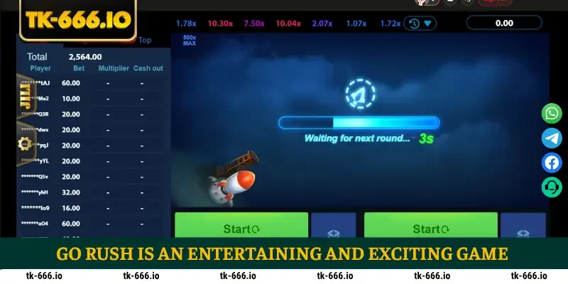 Go Rush is an entertaining and exciting game