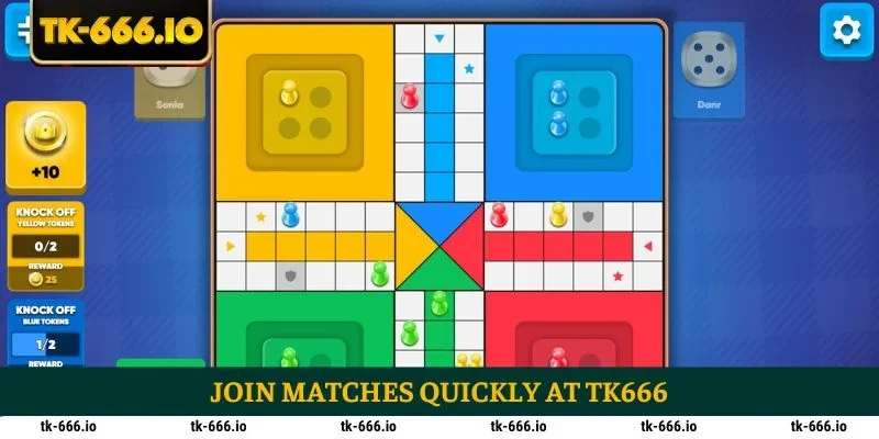 Join matches quickly at TK666