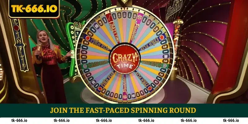 Join the fast-paced spinning round