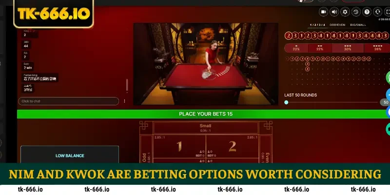 Nim and Kwok are betting options worth considering