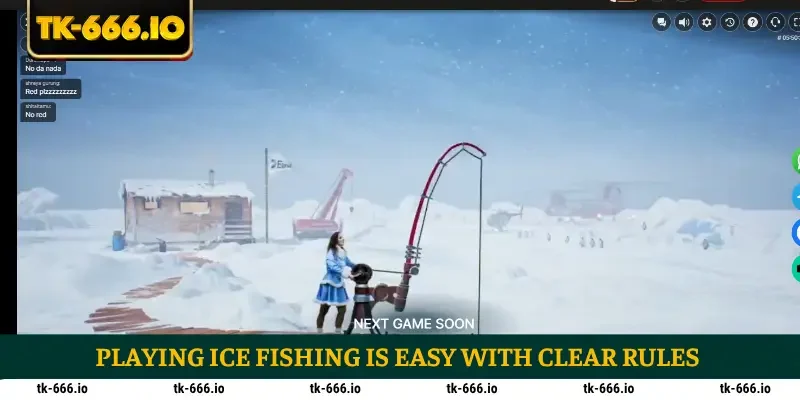 Playing Ice Fishing is easy with clear rules
