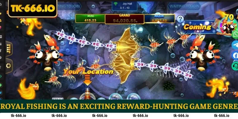 Royal Fishing is an exciting reward-hunting game genre