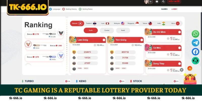 TC Gaming is a reputable lottery provider today