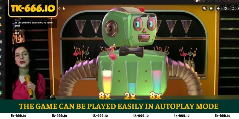 The game can be played easily in autoplay mode