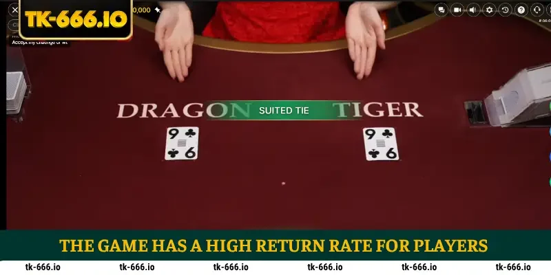 The game has a high return rate for players