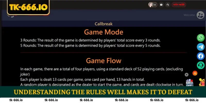 Understanding the rules well makes it to defeat opponents